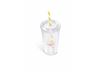 Malibu Double-Wall Stripe Straw Tumbler, GF-AM-668-B