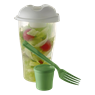 Salad Shaker With Salad Dressing Container And Fork, BH6731