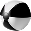 Two Tone Inflatable Beach Ball, BR9620