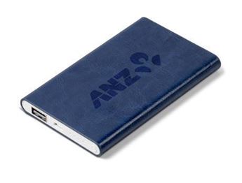 Renaissance Slim Power Bank - 4,000mAh - Navy, TECH-5023-N