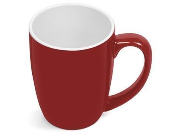 Payton Ceramic Coffee Mug - 325ml - Red, MUG-6705-R