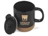 Serendipio Sienna Cork & Ceramic Coffee Mug - 340ml, MUG-6700