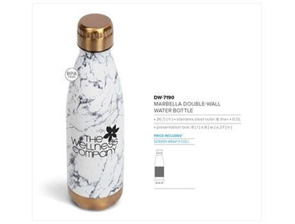 Marbella Double-Wall Water Bottle, DW-7190