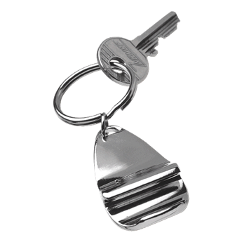 Stylish Metal Bottle Opener Keychain, BK8659