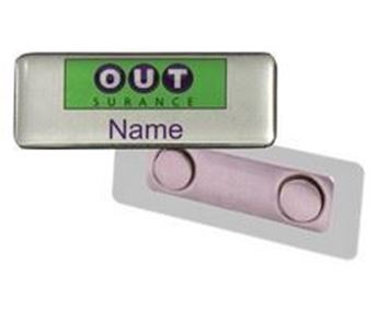 Name Badge Magnet Clip - STD Size (60mm X 20mm), NAME-M_60x20