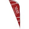 Legend 2m Sublimated Sharkfin Double-Sided Flying Banner - 1 Complete Unit, DISPLAY-7012