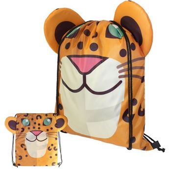 Cheetah Drawsting Bag, BAG586