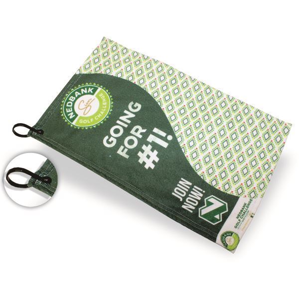 Golf Fingertip Towel With FC Sublimation Print, TOL006