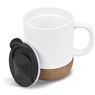 Serendipio Sienna Cork & Ceramic Coffee Mug - 340ml, MUG-6700