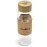 Kooshty Clear Bamboost Glass Water Bottle, KOOSH-9085