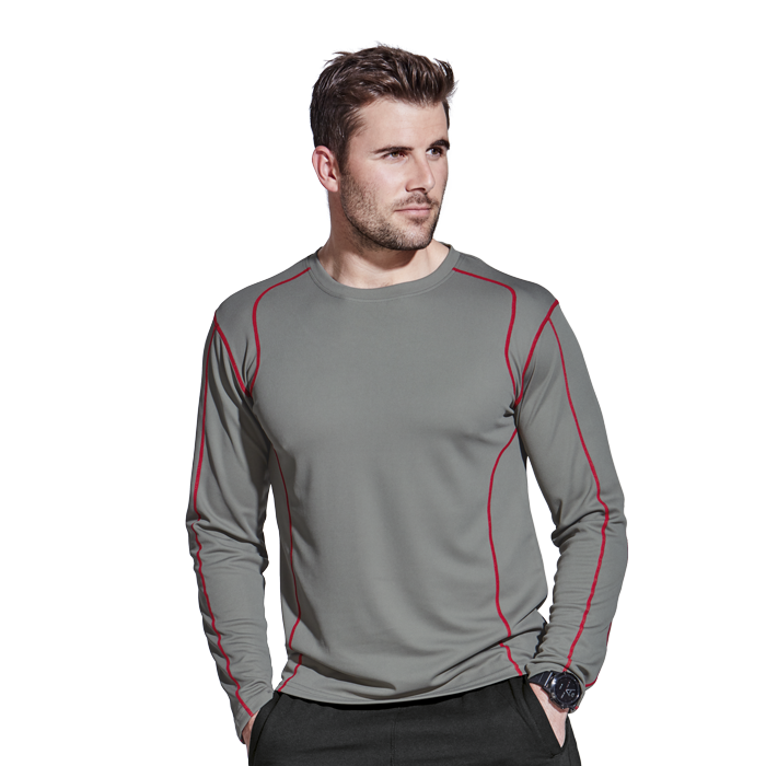 145g Henley Long Sleeve T-Shirt - The Promo Group