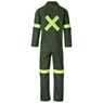 Acid Resistant Polycotton Conti Suit - Reflective Arm, Legs & Back - Yellow Tape, ALT-11063