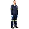 Technician 100% Cotton Conti Suit - Reflective Arms, Legs & Back - Yellow Tape, ALT-11033