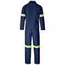 Trade Polycotton Conti Suit - Reflective Arms & Legs - Yellow Tape, ALT-1105