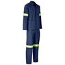 Trade Polycotton Conti Suit - Reflective Arms & Legs - Yellow Tape, ALT-1105