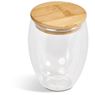 Okiyo Moco Double-Wall Glass Cup - 350ml, DW-7335
