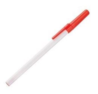 Blue Ink Stick Pen - Red Only, IDEA-4355-R