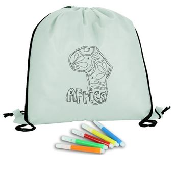 Kids Colouring Drawstring Bag, BAG720