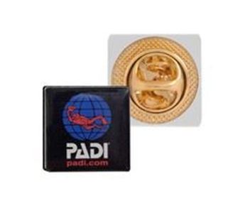 Lapel Badge Pin Clip - STD Size (20mm X 20mm), LAPEL-P_20x20Sq