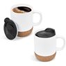 Serendipio Sienna Cork & Ceramic Sublimation Coffee Mug - 340ml, DR-SD-201-B