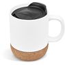 Serendipio Sienna Cork & Ceramic Sublimation Coffee Mug - 340ml, DR-SD-201-B