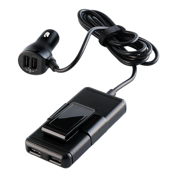 Car Charger With USB Hub, BE0081