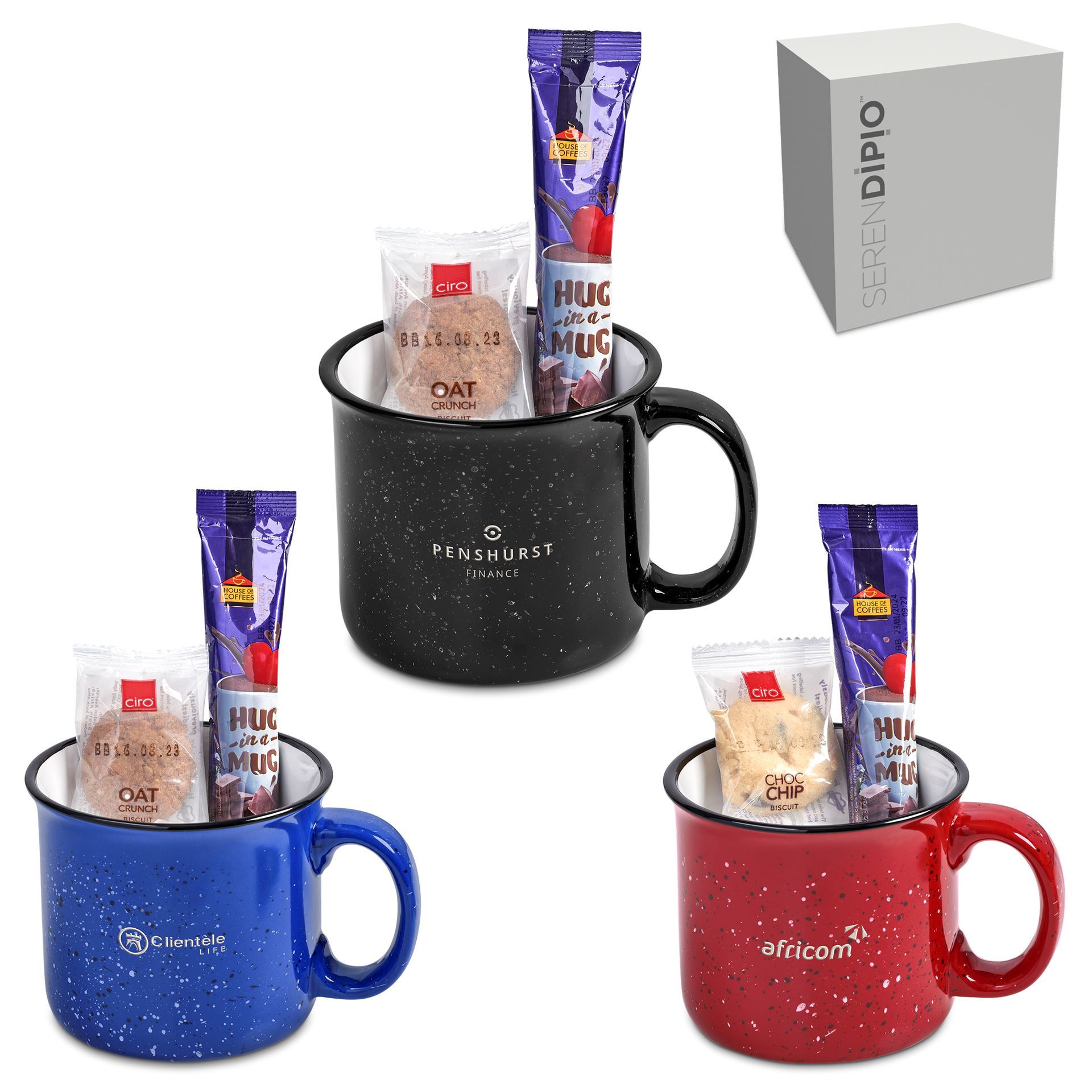 Marshall Hug In A Mug Gift Set GF AM 1095 B Blue Chip Branding