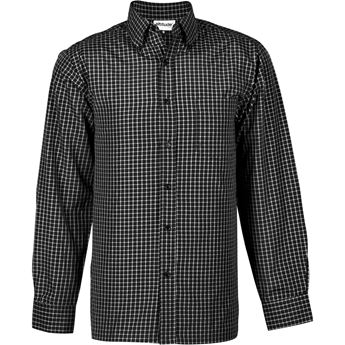 Mens Long Sleeve Prestige Shirt - Black, ALT-PRL-BL