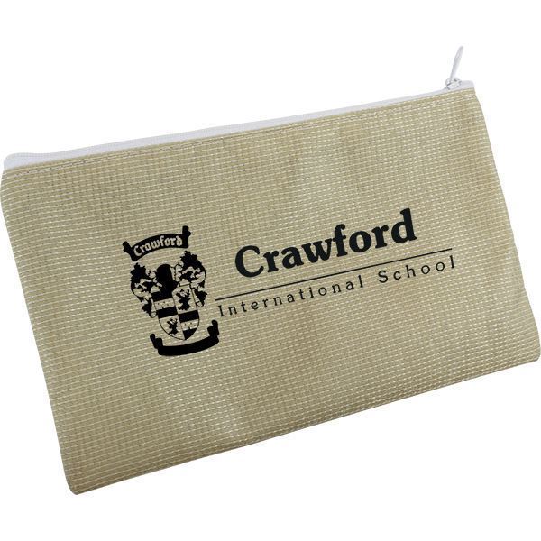 Recycled PET Pencil Case 15cm with 1 col print, RCY1005