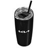 Altitude Daytona Plastic 2-in-1 Double-Wall Tumbler & Straw - 600ml, DR-AL-246-B