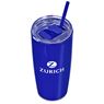 Altitude Daytona Plastic 2-in-1 Double-Wall Tumbler & Straw - 600ml, DR-AL-246-B