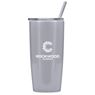 Altitude Daytona Plastic 2-in-1 Double-Wall Tumbler & Straw - 600ml, DR-AL-246-B