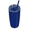 Altitude Daytona Plastic 2-in-1 Double-Wall Tumbler & Straw - 600ml, DR-AL-246-B