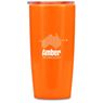 Altitude Daytona Plastic 2-in-1 Double-Wall Tumbler & Straw - 600ml, DR-AL-246-B