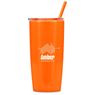 Altitude Daytona Plastic 2-in-1 Double-Wall Tumbler & Straw - 600ml, DR-AL-246-B