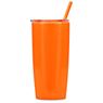 Altitude Daytona Plastic 2-in-1 Double-Wall Tumbler & Straw - 600ml, DR-AL-246-B