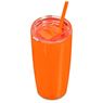 Altitude Daytona Plastic 2-in-1 Double-Wall Tumbler & Straw - 600ml, DR-AL-246-B