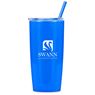 Altitude Daytona Plastic 2-in-1 Double-Wall Tumbler & Straw - 600ml, DR-AL-246-B