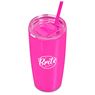 Altitude Daytona Plastic 2-in-1 Double-Wall Tumbler & Straw - 600ml, DR-AL-246-B