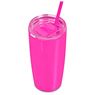 Altitude Daytona Plastic 2-in-1 Double-Wall Tumbler & Straw - 600ml, DR-AL-246-B