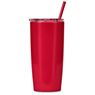 Altitude Daytona Plastic 2-in-1 Double-Wall Tumbler & Straw - 600ml, DR-AL-246-B