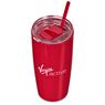 Altitude Daytona Plastic 2-in-1 Double-Wall Tumbler & Straw - 600ml, DR-AL-246-B