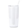 Altitude Daytona Plastic 2-in-1 Double-Wall Tumbler & Straw - 600ml, DR-AL-246-B