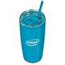 Altitude Daytona Plastic 2-in-1 Double-Wall Tumbler & Straw - 600ml, DR-AL-246-B