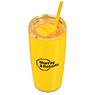 Altitude Daytona Plastic 2-in-1 Double-Wall Tumbler & Straw - 600ml, DR-AL-246-B