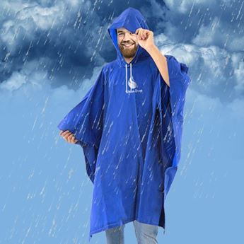 Raincoat With 1 Colour Screen Print, APP7328