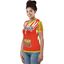 Ladies Feel Good V-Neck T-Shirt With FC, APPF121