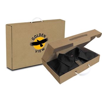 Dei Kraft Briefcase Gift Box With Handle, BOX227