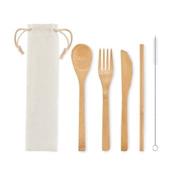 Bamboo Cutlery Set, GIFT6121