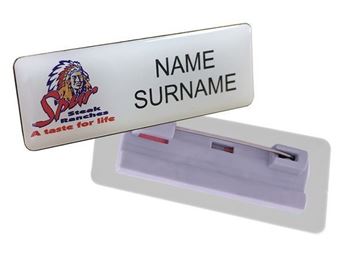 Name Badge Pin Clip - STD Size (60mm X 20mm), NAME-P_60x20